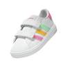 Baby Unisex Grand Court Lifestyle Hook And Loop Shoes, White, A701_ONE, thumbnail image number 12