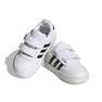 Baby Unisex Breaknet Lifestyle Court Two-Strap Hook-And-Loop Shoes, White, A701_ONE, thumbnail image number 2