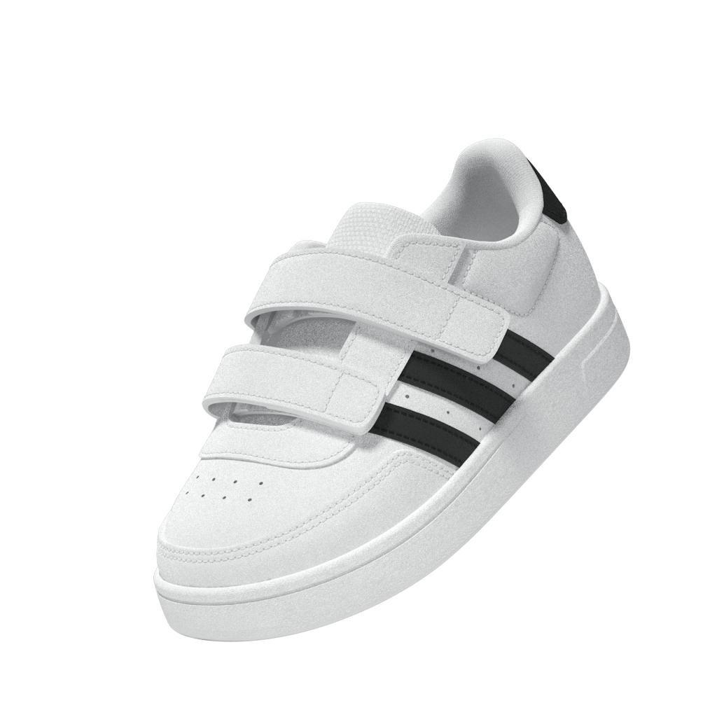 Baby Unisex Breaknet Lifestyle Court Two-Strap Hook-And-Loop Shoes, White, A701_ONE, large image number 10