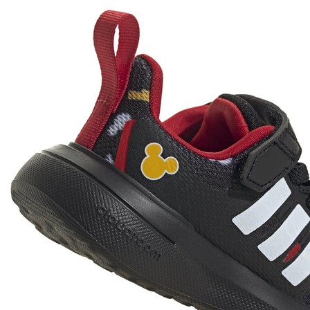 Unisex Kids Adidas X Disney Fortarun 2.0 Elastic Lace Shoes, Black, A701_ONE, large image number 4