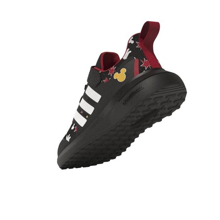 Unisex Kids Adidas X Disney Fortarun 2.0 Elastic Lace Shoes, Black, A701_ONE, large image number 8