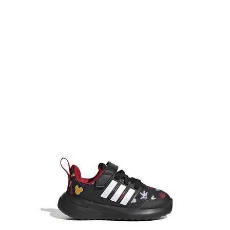 Unisex Kids Adidas X Disney Fortarun 2.0 Elastic Lace Shoes, Black, A701_ONE, large image number 10