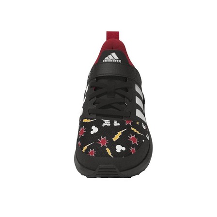 Unisex Kids Adidas X Disney Fortarun 2.0 Elastic Lace Shoes, Black, A701_ONE, large image number 17