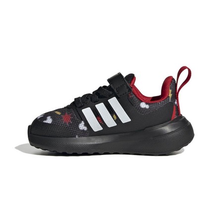 Unisex Kids Adidas X Disney Fortarun 2.0 Elastic Lace Shoes, Black, A701_ONE, large image number 18