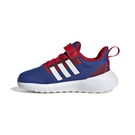 Unisex Kids Adidas X Marvel Fortarun 2.0 Spider-Man Elastic Lace Shoes, Blue, A701_ONE, large image number 17