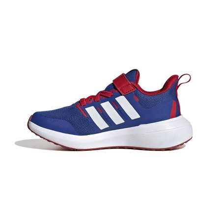 Unisex Kids Adidas X Marvel Fortarun Spider-Man 2.0 Sport Lace Shoes, Blue, A701_ONE, large image number 11