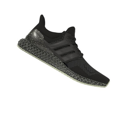 Unisex Ultra Adidas 4D Shoes, Black, A701_ONE, large image number 1