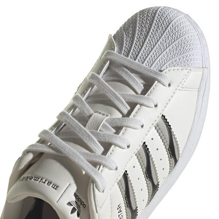 Women Adidas X Marimekko Superstar Shoes, White, A701_ONE, large image number 3