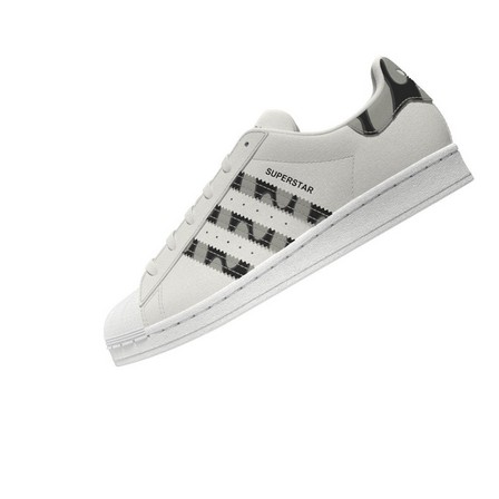 Women Adidas X Marimekko Superstar Shoes, White, A701_ONE, large image number 5