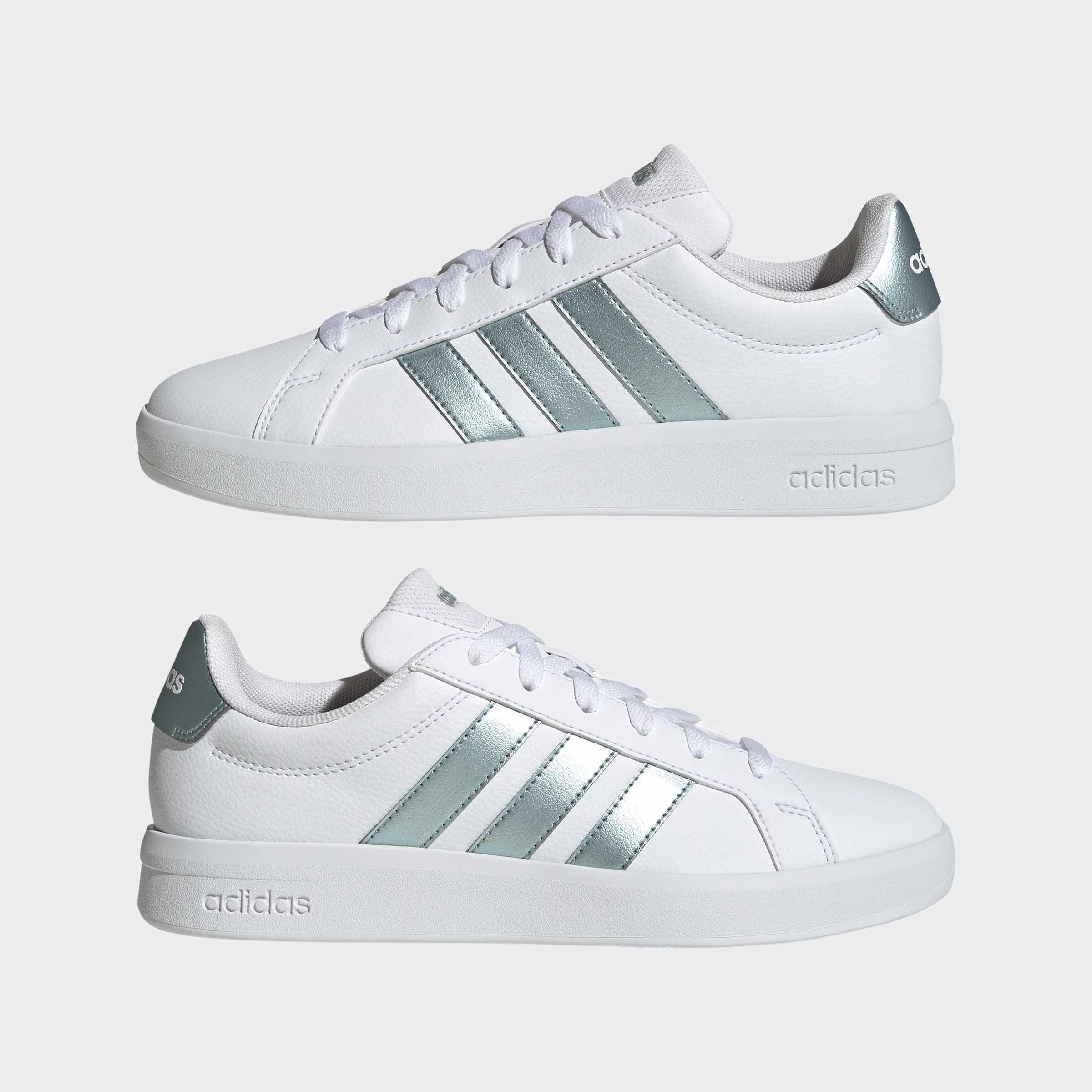 Grand Court Base 3.0 Shoes, White, A701_ONE, large image number 8