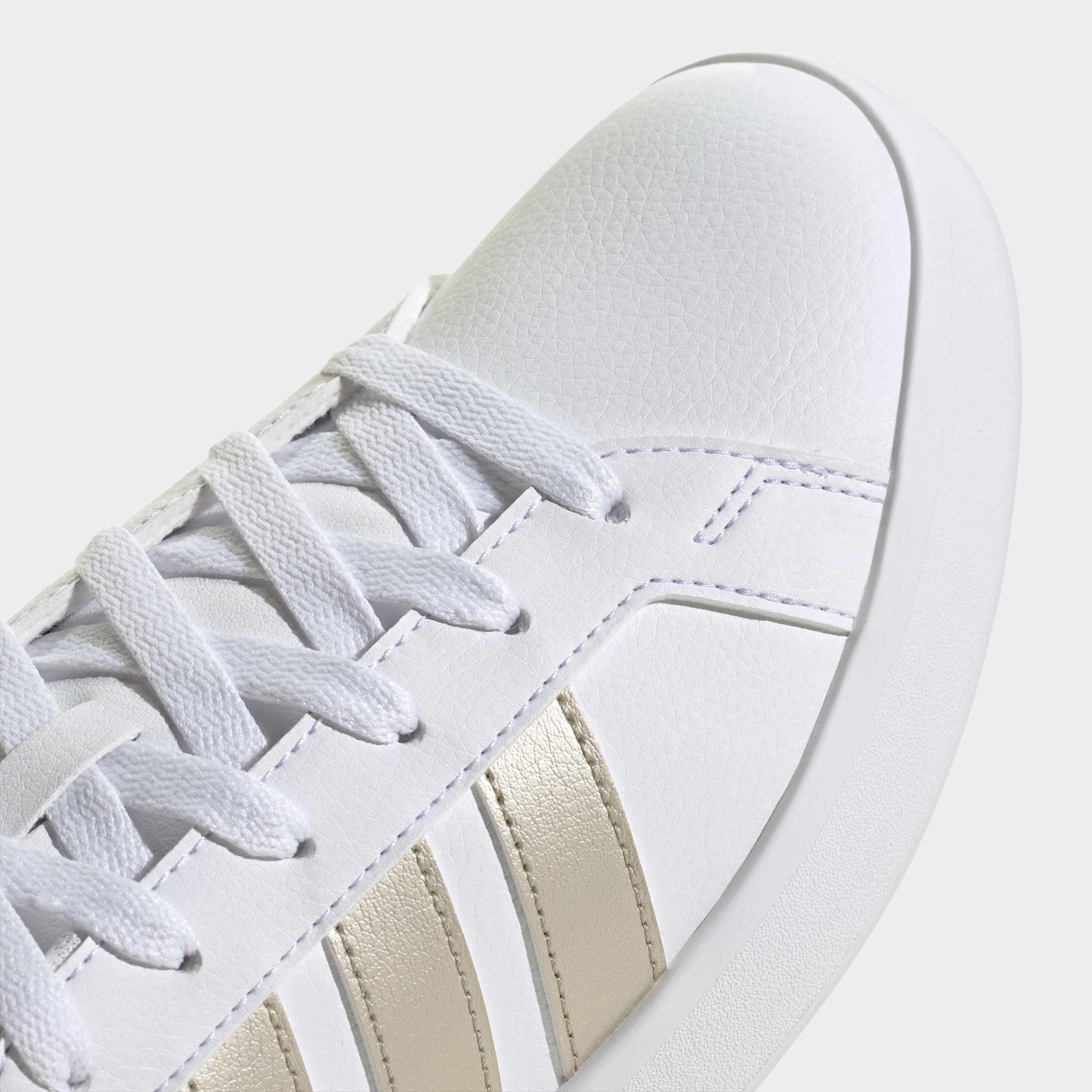 Grand Court Base 3.0 Shoes, White, A701_ONE, large image number 4