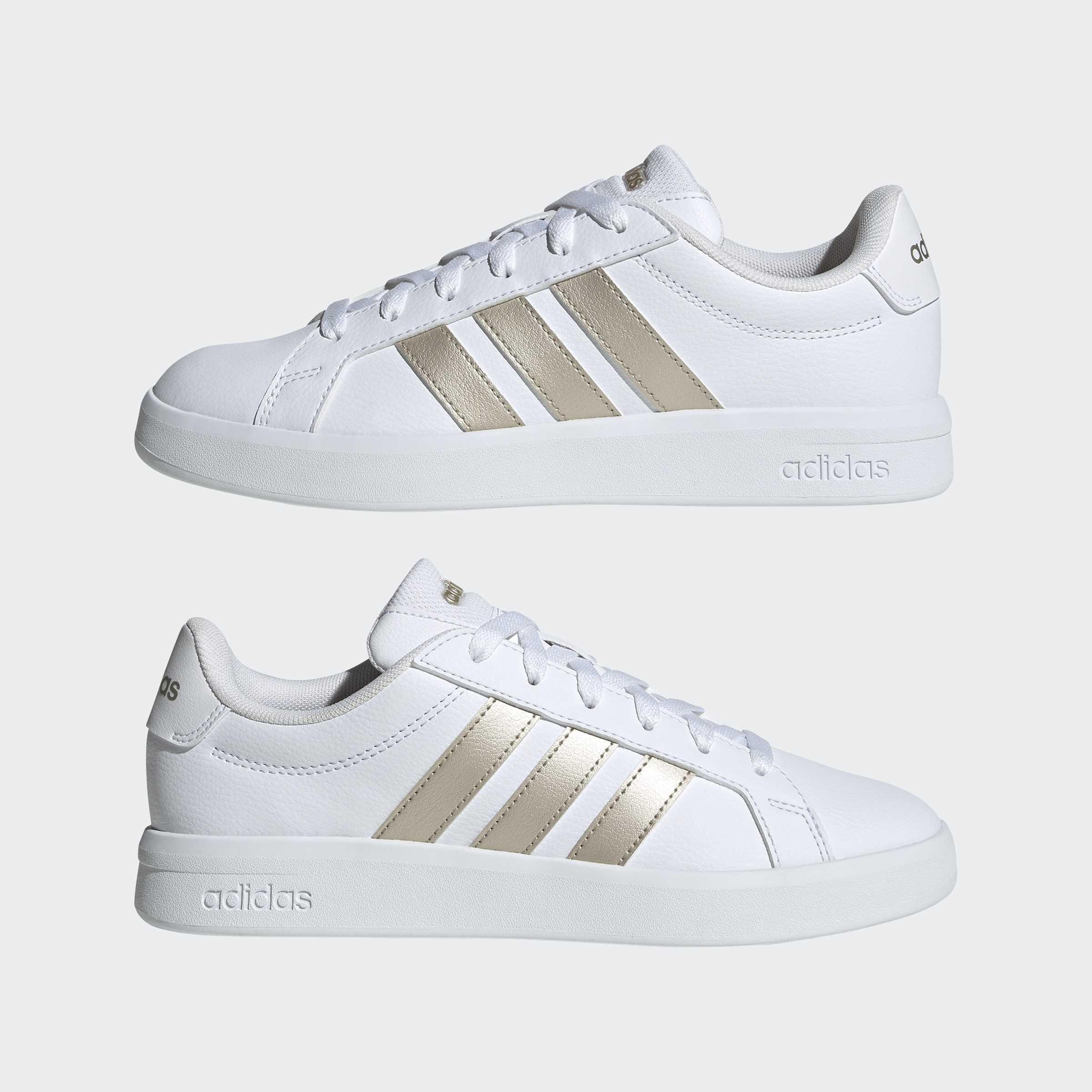 Grand Court Base 3.0 Shoes, White, A701_ONE, large image number 6