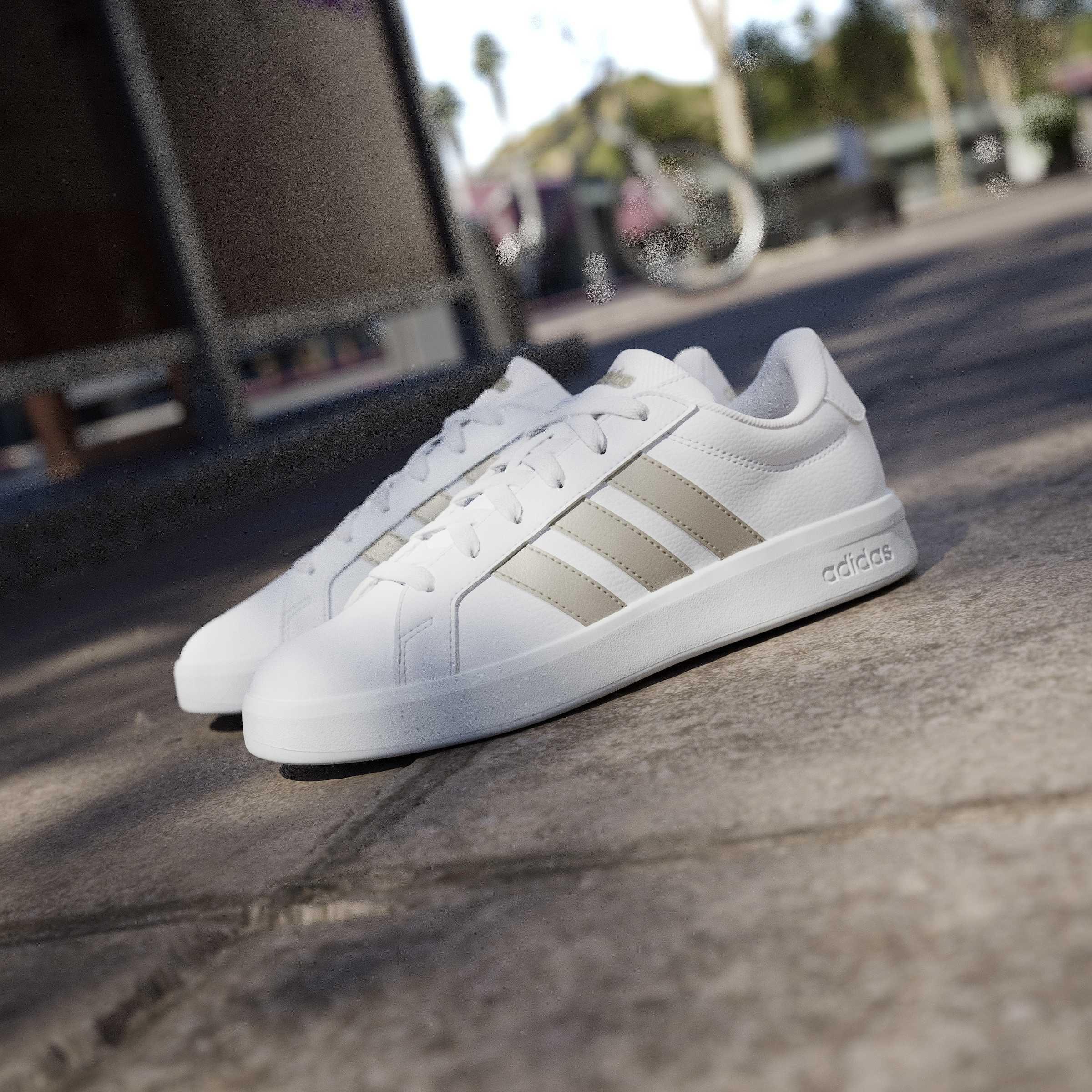 Grand Court Base 3.0 Shoes, White, A701_ONE, large image number 7