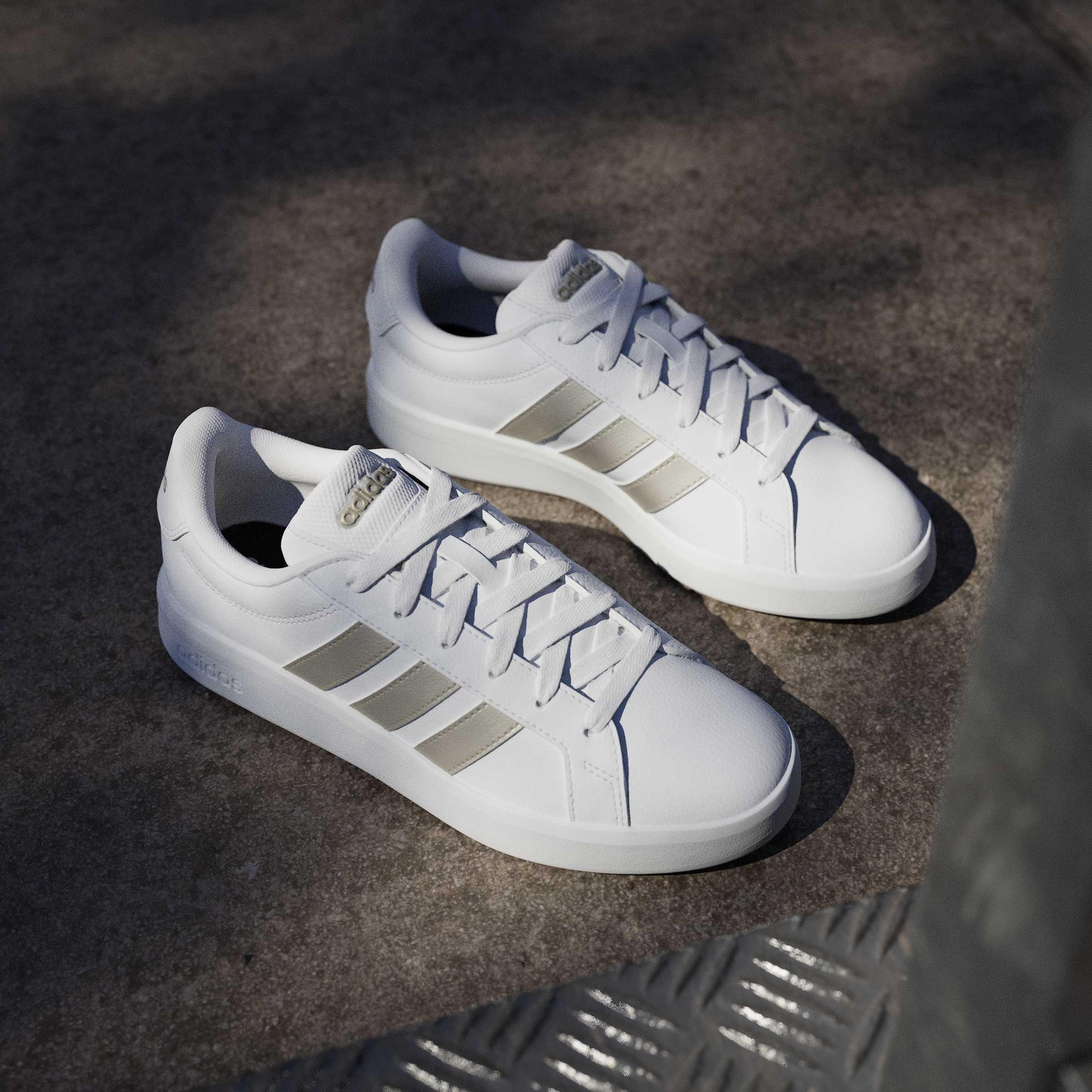 Grand Court Base 3.0 Shoes, White, A701_ONE, large image number 8