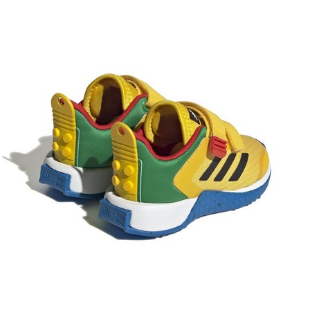 adidas DNA x LEGO?� Two-Strap Hook-and-Loop Shoes eqt yellow Unisex Infant, A701_ONE, large image number 1