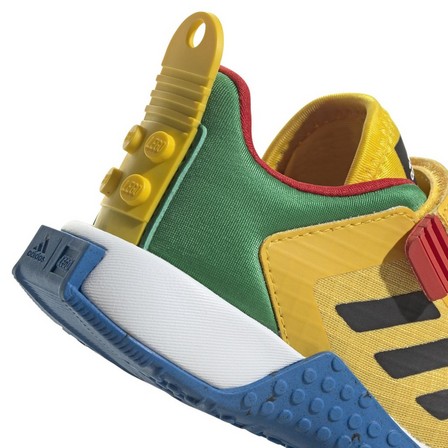 adidas DNA x LEGO?� Two-Strap Hook-and-Loop Shoes eqt yellow Unisex Infant, A701_ONE, large image number 3