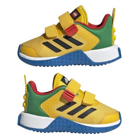 adidas DNA x LEGO?� Two-Strap Hook-and-Loop Shoes eqt yellow Unisex Infant, A701_ONE, large image number 7