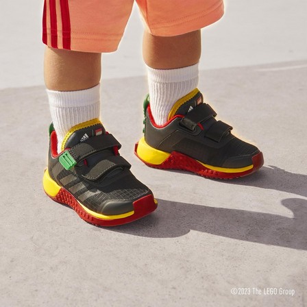 Kids Unisex Adidas Dna X Lego Shoes, Black, A701_ONE, large image number 7