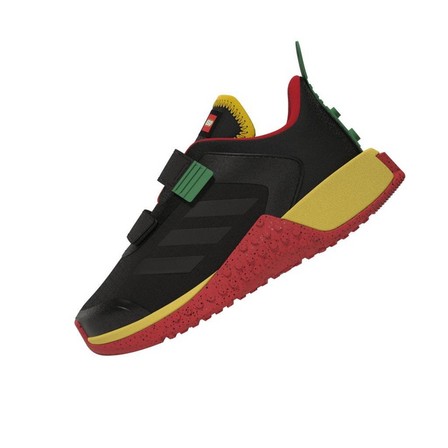 adidas DNA x LEGO?� Two-Strap Hook-and-Loop Shoes core black Unisex Infant, A701_ONE, large image number 8