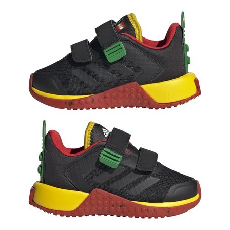 adidas DNA x LEGO?� Two-Strap Hook-and-Loop Shoes core black Unisex Infant, A701_ONE, large image number 12