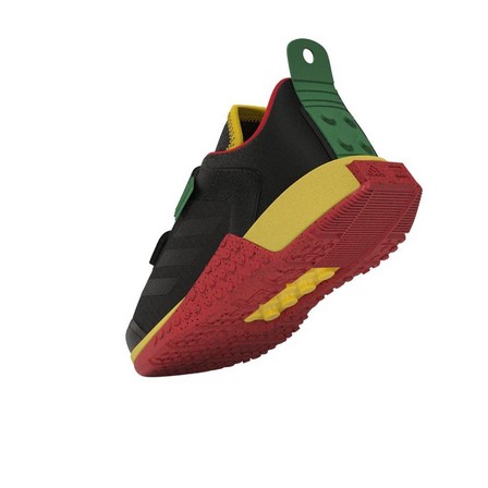 adidas DNA x LEGO?� Two-Strap Hook-and-Loop Shoes core black Unisex Infant, A701_ONE, large image number 19