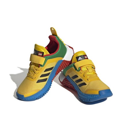 adidas DNA x LEGO?� Elastic Lace and Top Strap Shoes eqt yellow Unisex Kids, A701_ONE, large image number 0