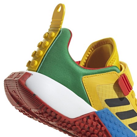 adidas DNA x LEGO?� Elastic Lace and Top Strap Shoes eqt yellow Unisex Kids, A701_ONE, large image number 2