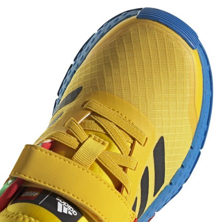 Kids Unisex Adidas Dna X Lego Shoes, Yellow, A701_ONE, large image number 3