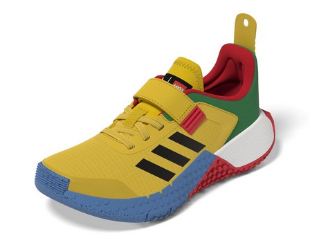 adidas DNA x LEGO?� Elastic Lace and Top Strap Shoes eqt yellow Unisex Kids, A701_ONE, large image number 4