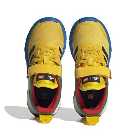 adidas DNA x LEGO?� Elastic Lace and Top Strap Shoes eqt yellow Unisex Kids, A701_ONE, large image number 7