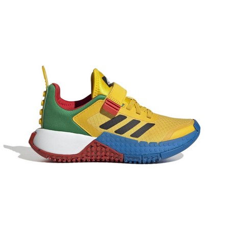 adidas DNA x LEGO?� Elastic Lace and Top Strap Shoes eqt yellow Unisex Kids, A701_ONE, large image number 9