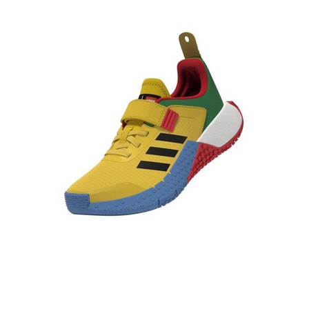 adidas DNA x LEGO?� Elastic Lace and Top Strap Shoes eqt yellow Unisex Kids, A701_ONE, large image number 10