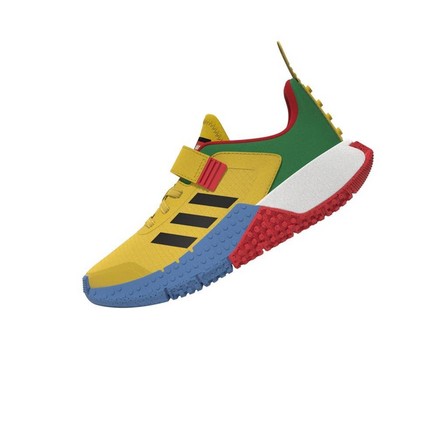 adidas DNA x LEGO?� Elastic Lace and Top Strap Shoes eqt yellow Unisex Kids, A701_ONE, large image number 12