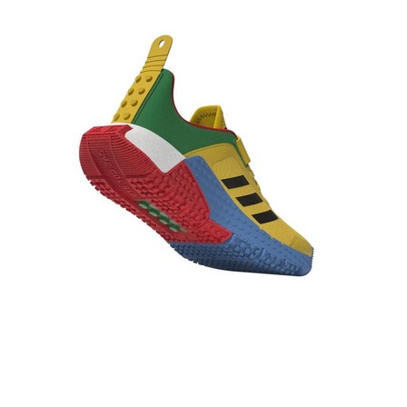 adidas DNA x LEGO?� Elastic Lace and Top Strap Shoes eqt yellow Unisex Kids, A701_ONE, large image number 18