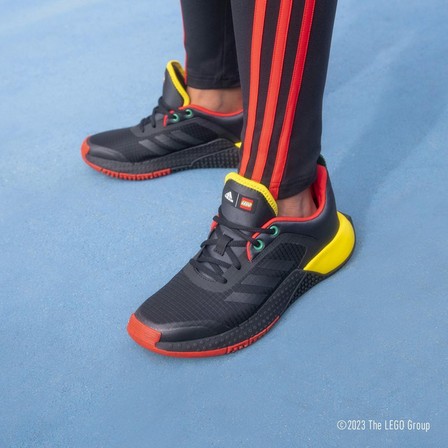 Unisex Kids Adidas Sport Dna X Lego Shoes, Black, A701_ONE, large image number 16