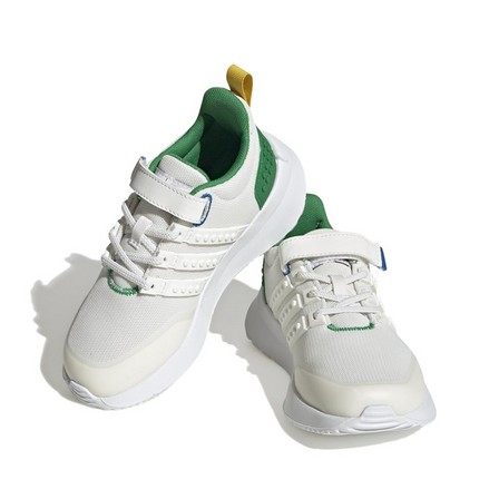 Unisex Kids Adidas X Lego Racer Tr21 Elastic Lace Shoes, White, A701_ONE, large image number 2