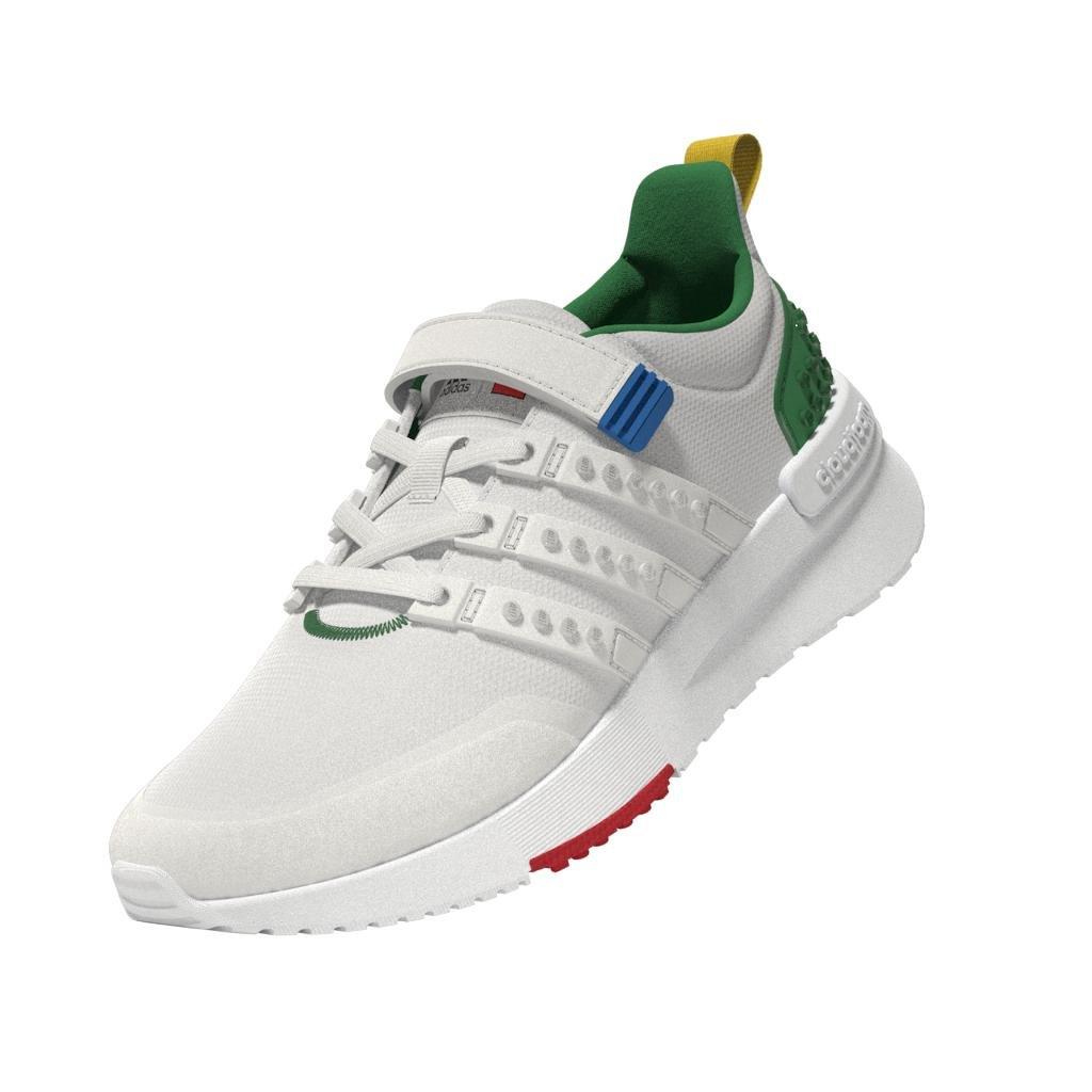Unisex Kids Adidas X Lego Racer Tr21 Elastic Lace Shoes, White, A701_ONE, large image number 6