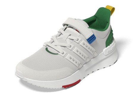 Unisex Kids Adidas X Lego Racer Tr21 Elastic Lace Shoes, White, A701_ONE, large image number 9