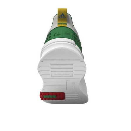 Unisex Kids Adidas X Lego Racer Tr21 Elastic Lace Shoes, White, A701_ONE, large image number 17