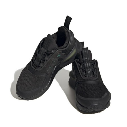Unisex Kids Nmd V3 Shoes, Black, A701_ONE, large image number 2