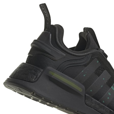 Unisex Kids Nmd V3 Shoes, Black, A701_ONE, large image number 4