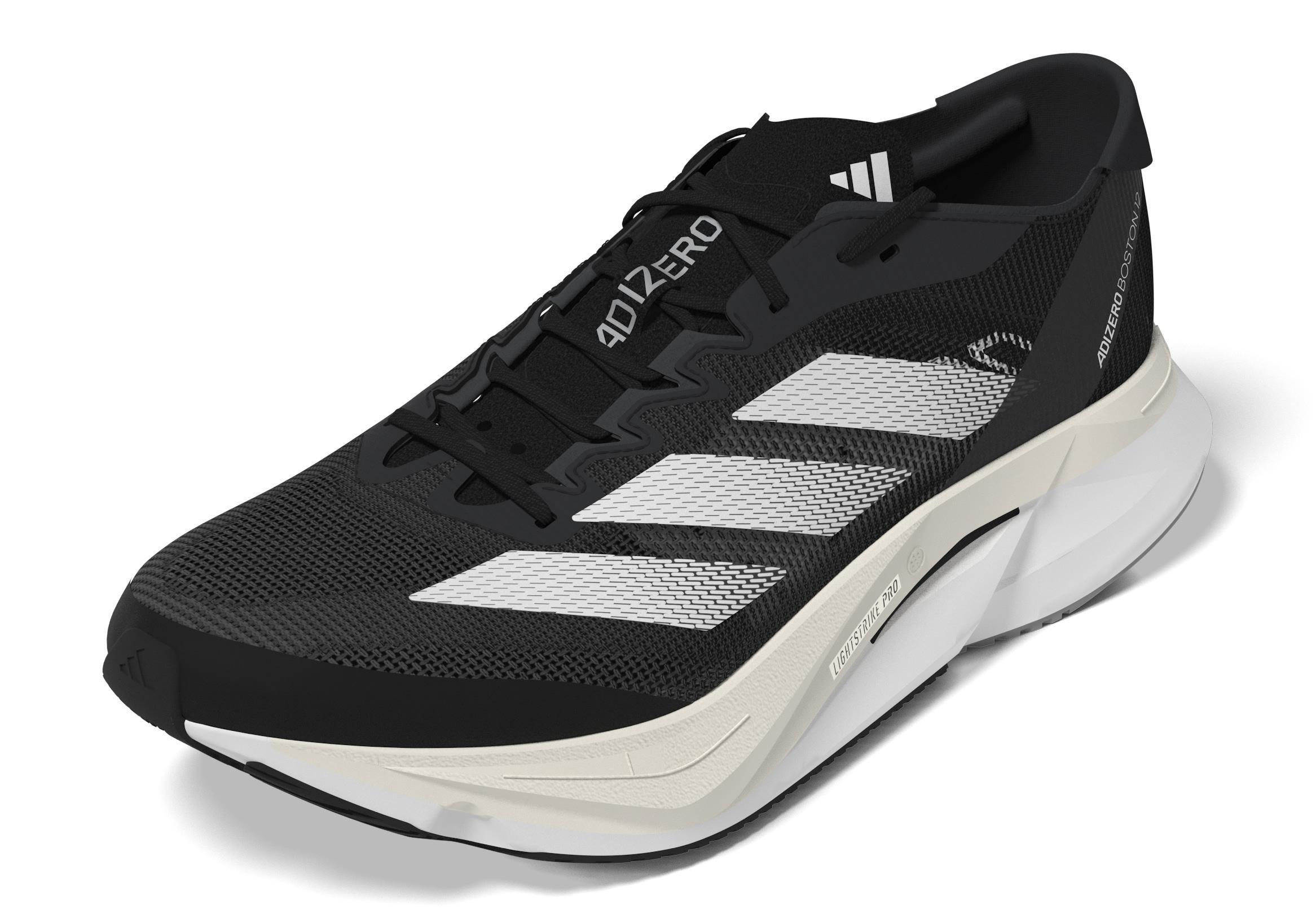 Adizero Boston 12 Shoes, Black, A701_ONE, large image number 10