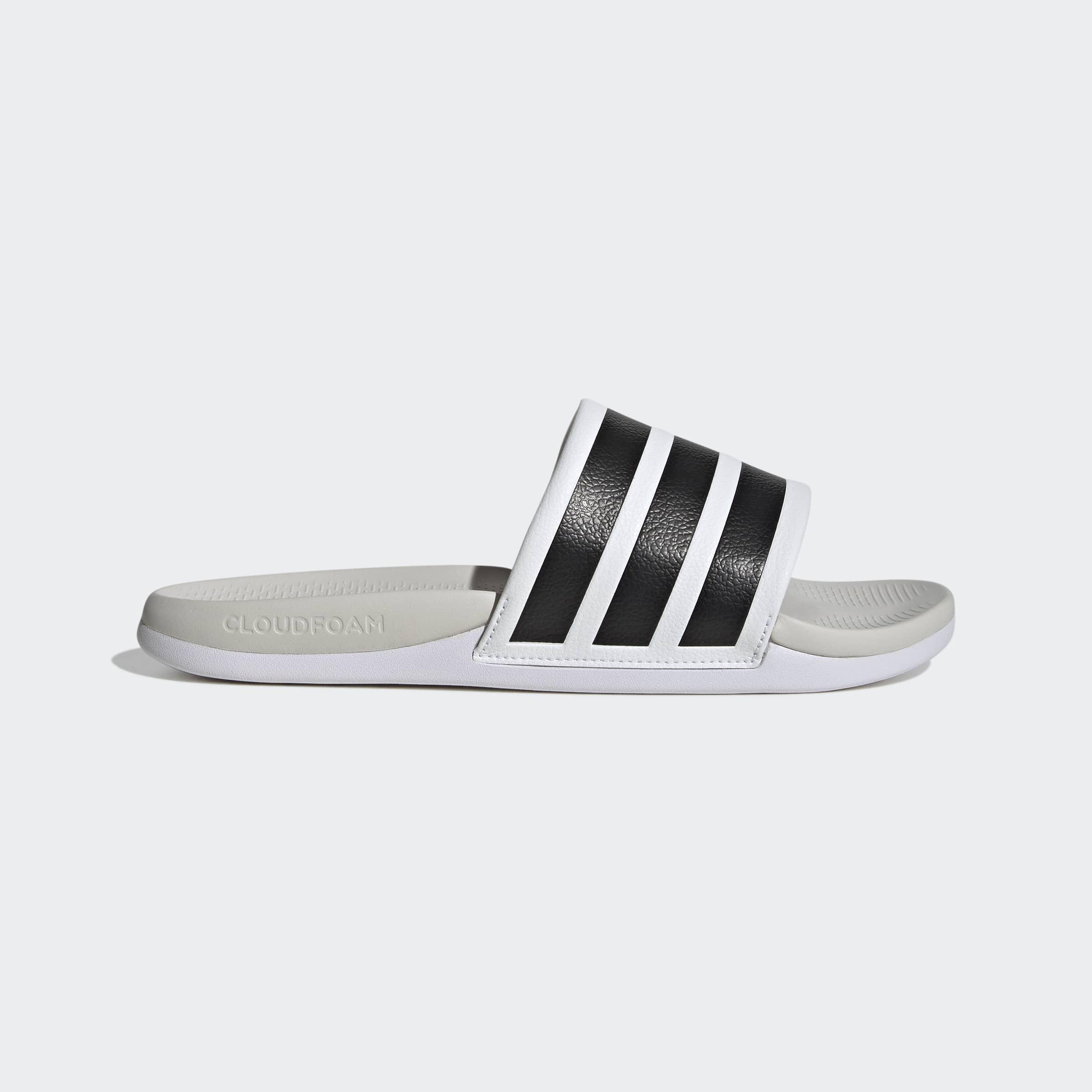 Unisex ADILETTE COMFORT 2.0 SLIDES, White, A701_ONE, large image number 0