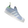 Kids Unisex Superstar 360 Shoes, Blue, A701_ONE, thumbnail image number 6