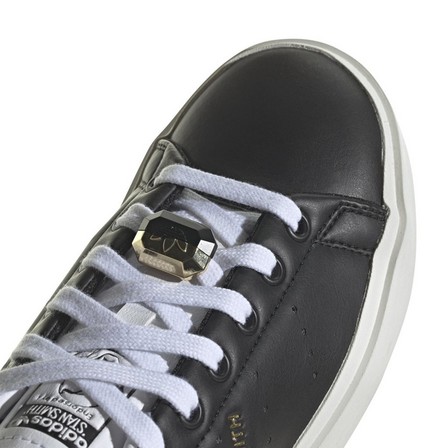 Women Stan Smith Bonega Shoes, Black, A701_ONE, large image number 4