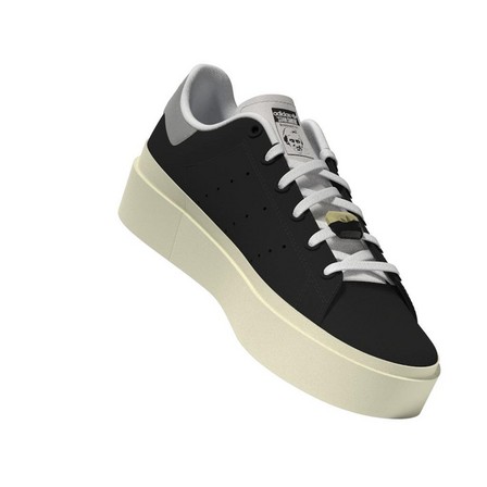 Women Stan Smith Bonega Shoes, Black, A701_ONE, large image number 6