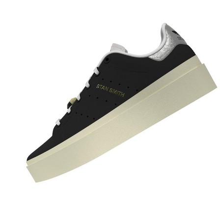 Women Stan Smith Bonega Shoes, Black, A701_ONE, large image number 18