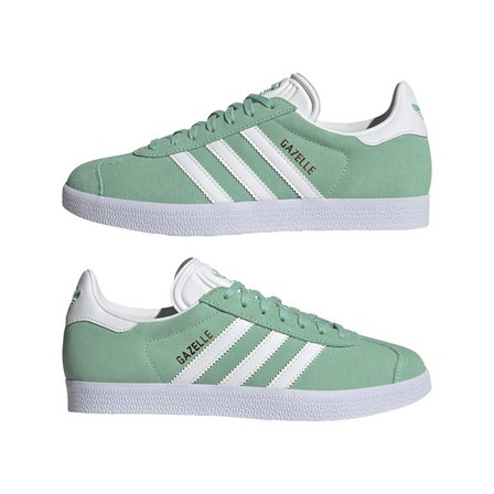 Women Gazelle Shoes, Green, A701_ONE, large image number 3