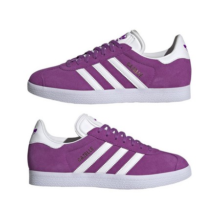 Women Gazelle Shoes, Purple, A701_ONE, large image number 2