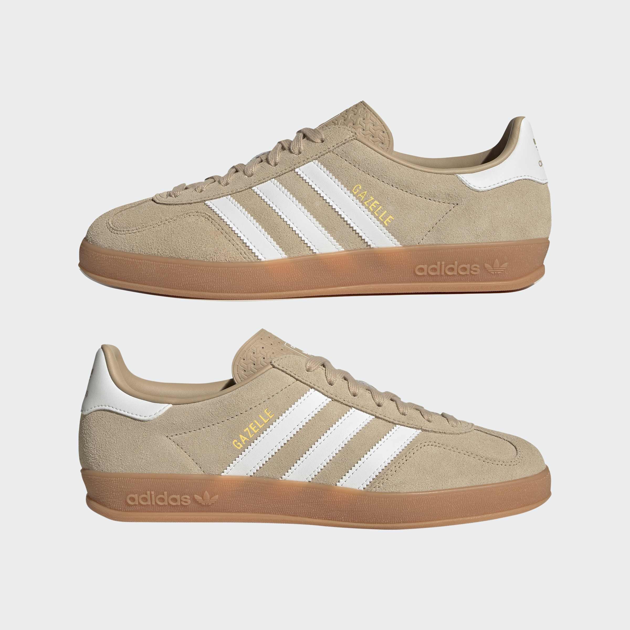 Gazelle Indoor Shoes, Beige, A701_ONE, large image number 7